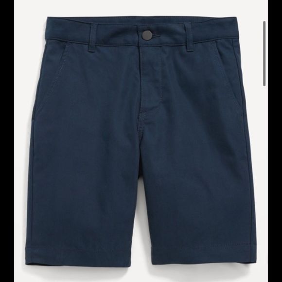 NEW NWT Two Pack Straight Built-In Flex Tech Twill Uniform Boys Shorts - Picture 2 of 3